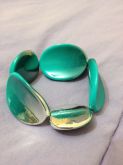 Pulseira degradê verde-água