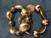Pulseiras metalizadas